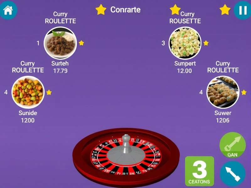 Curry Roulette Craze gameplay screenshot